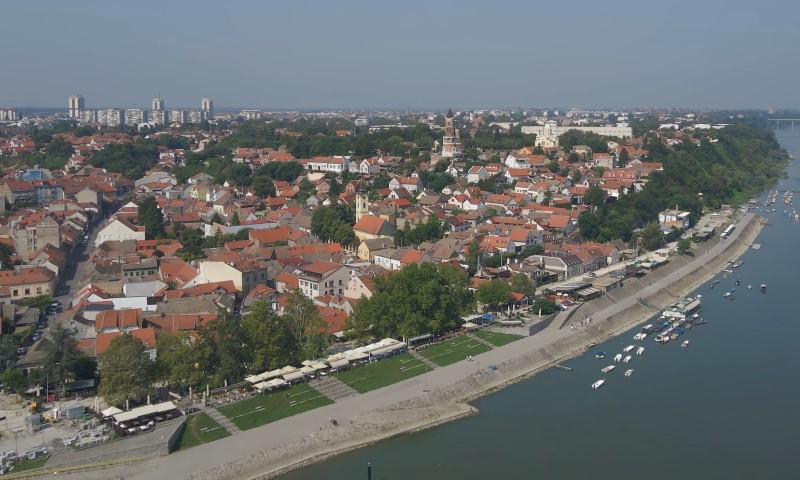 Gardoš, Zemun, slikano dronom