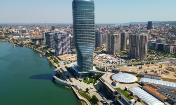 Beograd na vodi, slika iz vazduha