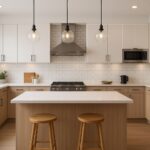 Pravilno raspoređeni elementi u modernoj kuhinji